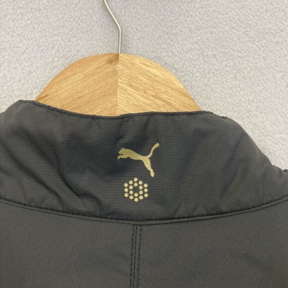 Puma Jacket Mens Size 2XL Black Lightweight Pullover Windbreaker Jacket Logo XXL - Picture 15 of 16
